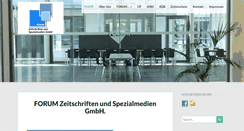 Desktop Screenshot of forum-zeitschriften.de